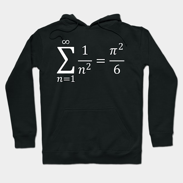 Sum Of Inverse Squared Numbers - Math And Algebra Basics Hoodie by ScienceCorner